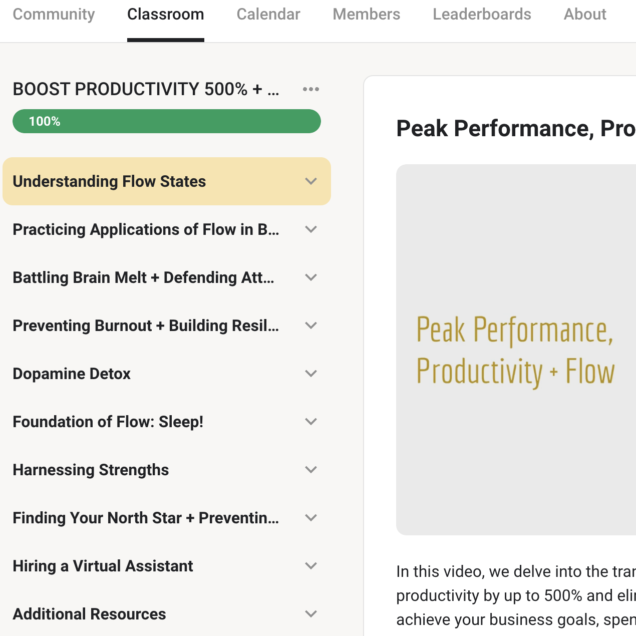 Boost Productivity 500% + Banish Burnout Sneak Peak - Market Like a CMO Course Sq
